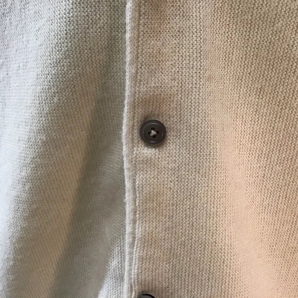 IZOD Vintage Collegiate Button Down Ivory Cardigan Size XL #Grandpa #collegiate